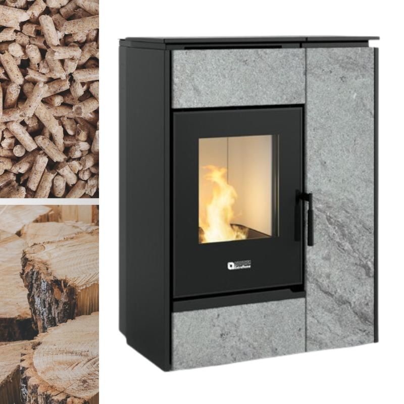 Poêle mixte bois granules EXTRAFLAME / LA NORDICA Margaret 10 kW — free download